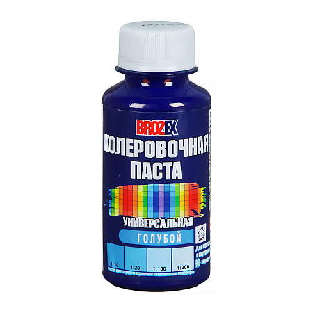 Колер паста голубой №17 0,1 л BROZEX *6/108
