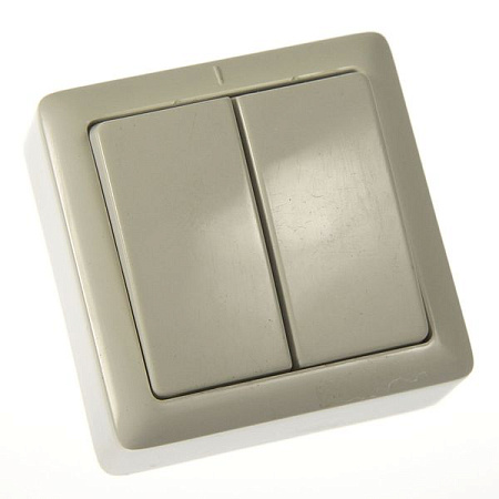 Выключатель "Хит" ОП 2кл. белый ВА56-232-б  *10/168