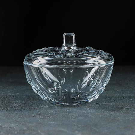 Сахарница стекло "Перла" 500мл d14cм 97236  "Pasabahce" *1/12