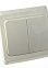 Выключатель "Этюд" СП 2кл. белый ВС10-002В *10/20