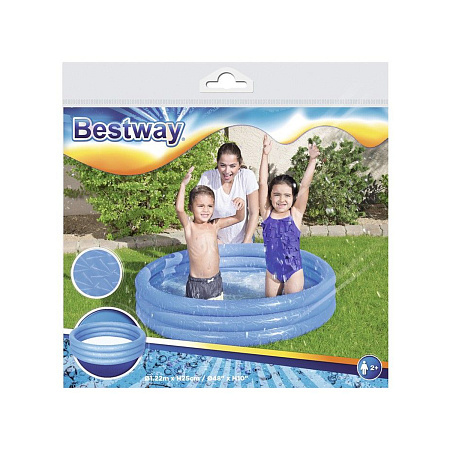 Бассейн надувной детский 122x25 см "Сияние" Bestway, цвет микс  (51025) *1/6