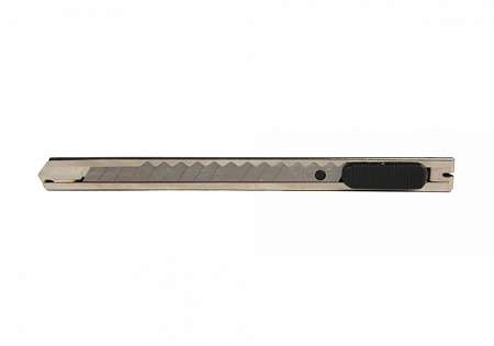 Нож строительный  9мм корпус металл автофиксация (1076-06-10) STURM *1/24/576