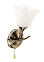 Бра K1373/1W  АВ  Кувшинка   1*60W E14  220V  (h=300, w=170, l=190)    VERNER LIGHTING *1