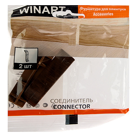 Соединитель Wimar  818 Дуб Гартвис 58ММ (уп.2шт) *50