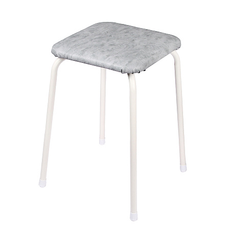 Табурет с мягким квадр.сидением, металл.опоры с dтруб d18мм "Легкий", цвета: "микс" Т271 "ЗМИ" *4