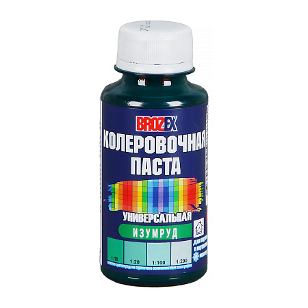 Колер паста изумруд №14 0,1 л BROZEX *6/108