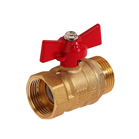 Кран шаровый 3/4" (Ø20) М/П бабочка STI 11Б27п1 (466) (аналог БМ585) *1/100