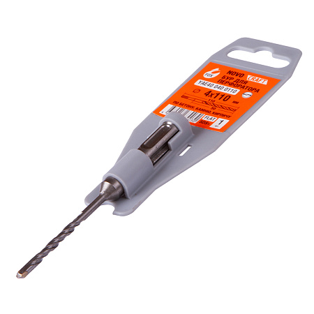 Бур по бетону  4*110мм SDS-plus 2 грани (YAE400400110) Novocraft *1/10/50