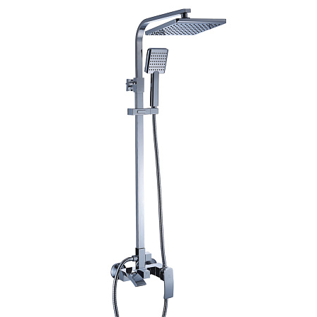 Смеситель д/ванны со стойкой для душа + ручной душ Diadonna D80335103 *1/4
