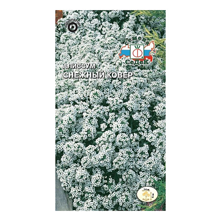 Семена Алиссум морской Снежный ковер  0,1гр СеДеК *10/200