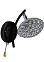 Бра N2281/1W ВК+CH E27 1*40Вт (200*200*130)  VERNER LIGHTING *1