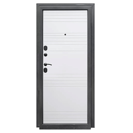 Дверь металлическая 8 см Олимп белый софт 960х2050 ЛЕВАЯ Форпост *1