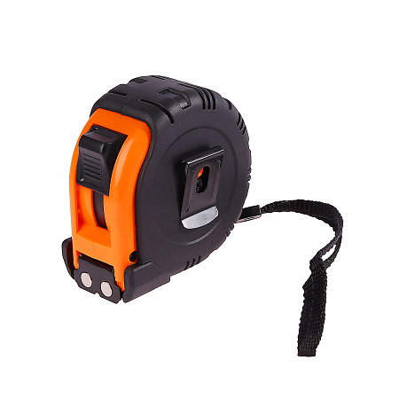 Рулетка  7,5м х25мм резино-пластик.корпус стальная лента фиксат магнит арт.Ультра7,5М-25ММ ЦИ*1/6/48