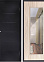 Дверь металлическая 6 см Эверест Зеркало Дуб Беленый 960х2050 ЛЕВАЯ ДВЕРНОЙ КОНТИНЕНТ *1