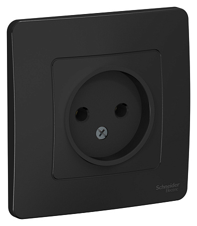 Розетка "BLANCA" СП 1-мест. антрацит 16А 250В  BLNRS000016  *10/20