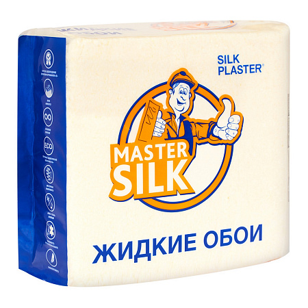 Обои  жидкие MASTER SILK (Шелк.декор.штукатурка) MS-12+2  фиолетовый  *6шт