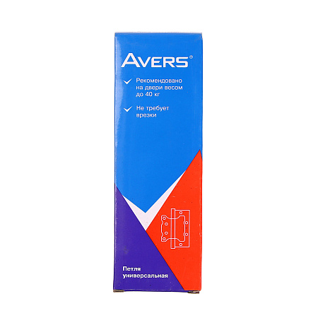 Петля без врезки 125*75*2,5мм ЗОЛОТО G AVERS *2/12/96
