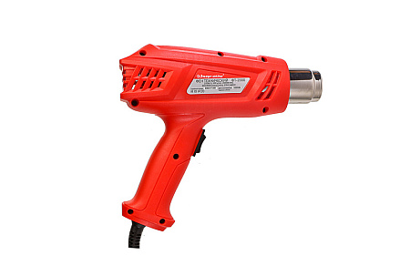 Фен строительный 2000Вт 375-495°С 300-500 л/мин 2 насадки ФТ-2000 ЭНЕРГОМАШ *1/10