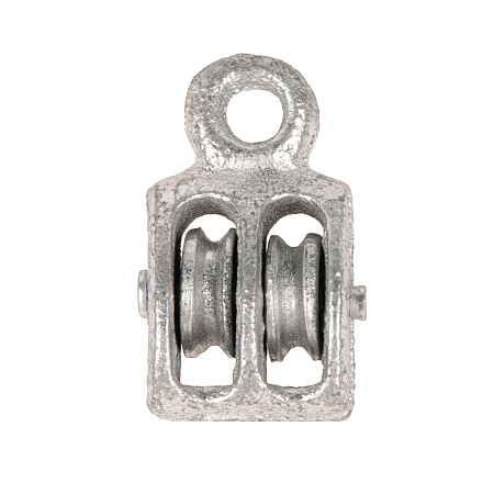 Блок двойной металлический 15мм (1шт) BROZEX *10