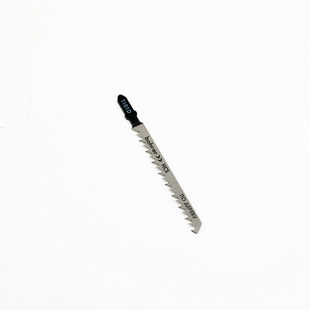 Пилки для лобзика по дереву 100мм шаг4,0мм прямой чист рез (2шт) T101D арт37101014 Bohrer*10/100/600