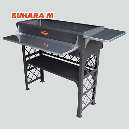 Мангал металл. "BUHARA-М " 800*340мм, металл 3мм, антрацит *1/10