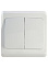 Выключатель "Этюд" СП 2кл. белый ВС10-002В *10/20