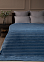 Плед 200*220см искусственный мех Кролик Полосы синий TCH KS BL2/BL5 2022s Absolute *1