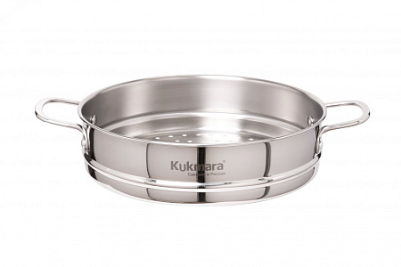 Мантоварка-пароварка нерж. 3-х ярусная, 7,0л, d280мм,выс.335мм д/Индукции STM-702803G "Kukmara" *1/2