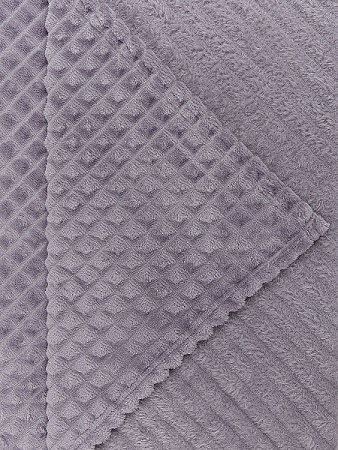 Плед 200*220см фланель кубики лёгкий сиреневый YLS FNQL DKLI3 050/2022 NC Absolute *1