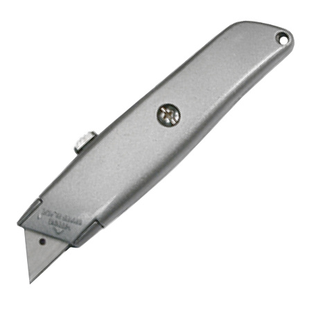 Нож строительный многофункциональный корпус металл автофиксация(3059703)888 *1/12/72