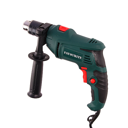 Дрель  750Вт 1скор.0-3000об/мин патрон13мм реверс ударная 0-42000уд/мин ID 750 FAVOURITE *1/10