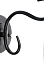 Бра N1897/1W BK+CH E27 1*40Вт (200*300*140)  VERNER LIGHTING *1