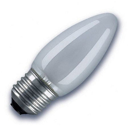 Лампа накаливания 60W Е27 свеча матовая TDM SQ0332-0020 *10/100