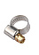 Хомут BROZEX 08-12мм нерж., 1/2"  (2шт) *10