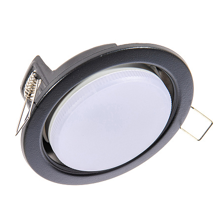 Светильник встраиваемый GX53 H4 Ecola без рефлектора Черный матовый SB53H4ECB *10/50