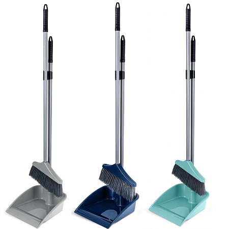 Комплект д/уборки:Щетка подмет.+Совок с длинн.ручками "Перфетт" С863 ("Мартика")*1/11