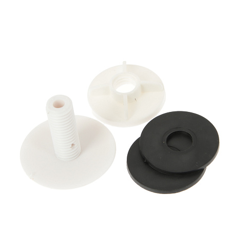 Заглушка отверстия умывальника под смеситель 50мм белая (ИС.130497) *5/200