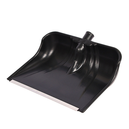 Лопата снегоуб пластик 445*330 с планкой без черенка "СНЕЖНАЯ КОРОЛЕВА" PROTEX  *1/20