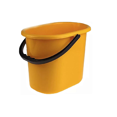 Ведро пластм. 12л овальное со сливом (Лысьва)   *1/5