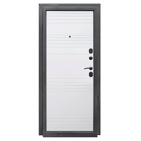 Дверь металлическая 8 см Олимп белый софт 860х2050 ПРАВАЯ Форпост *1