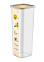 Банка для продуктов пластм. "Vanilla" 1,9л 105x105x265мм Латте SE168610005 "Sugar&Spice" *1/8