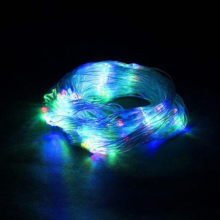 Гирлянда Сеть 1,2*1,5 м 24V VEGAS 144 LED  мульти уличная IP44 55246 *1/4