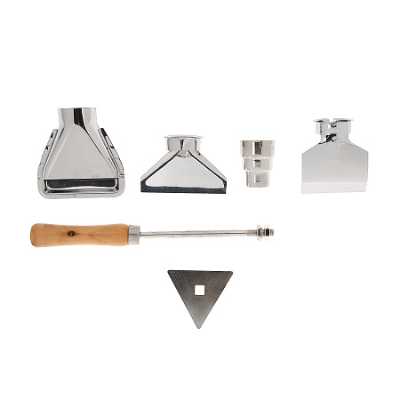 Фен строительный 2000Вт  50-600°С 300-500 л/мин 4 насадки ЖКдисплей ФЭ-2000ЭМ ИНТЕРСКОЛ *1/5