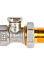 Клапан радиаторный запорный прямой 3/4"(Ø20) М/П CTM CARSVL34 *1/10