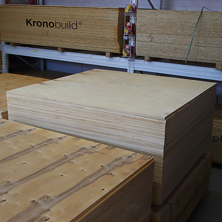 Фанера ФК 18мм сорт 4/4 (нешлифован.) 1525*1525мм, береза  *1/22