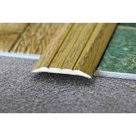 Порог-стык УЗКИЙ  ПС 01  1350мм 01л серебро-люкс (25*3мм) Лука *1/6/72