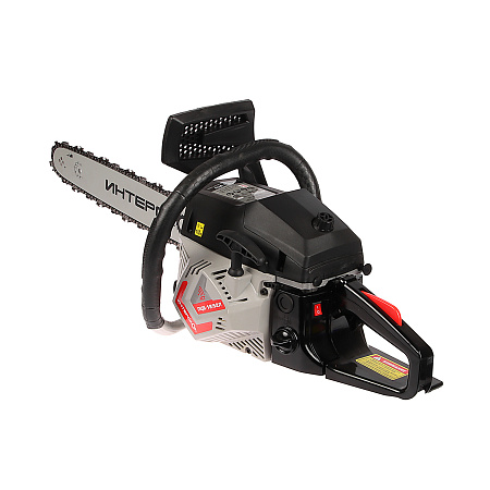 Пила цепная бензиновая 2Т 3,3л.с 52см3 шина45см цепь72зв. шаг3/8" паз1,5мм ПЦБ-18/52Л ИНТЕРСКОЛ *1/2