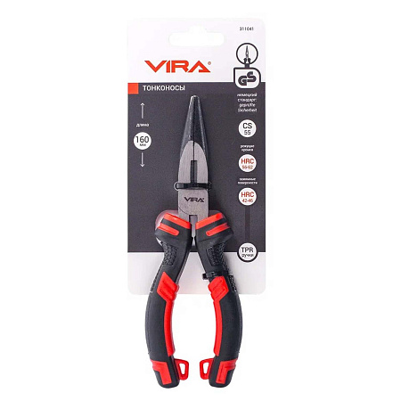 Тонкогубцы 160мм арт.311041 VIRA *1/6