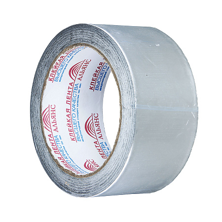 Лента клейкая Алюминиевая 48мм х 25м  АЛЬЯНС  *1/36