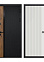 Дверь металлическая 10 см Кантри эмалит белый 860х2050 ПРАВАЯ ФЕРРОНИ *1